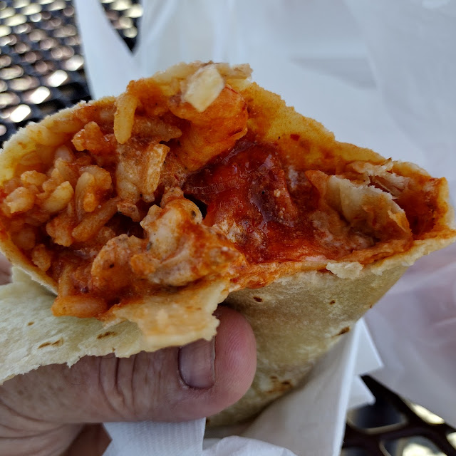 Shrimp Diablo Burrito