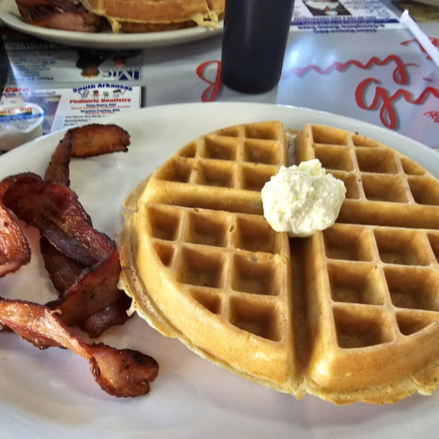 Waffles & Side of Bacon