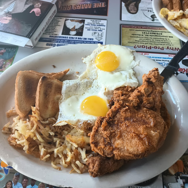 Pork Chop Breakfast