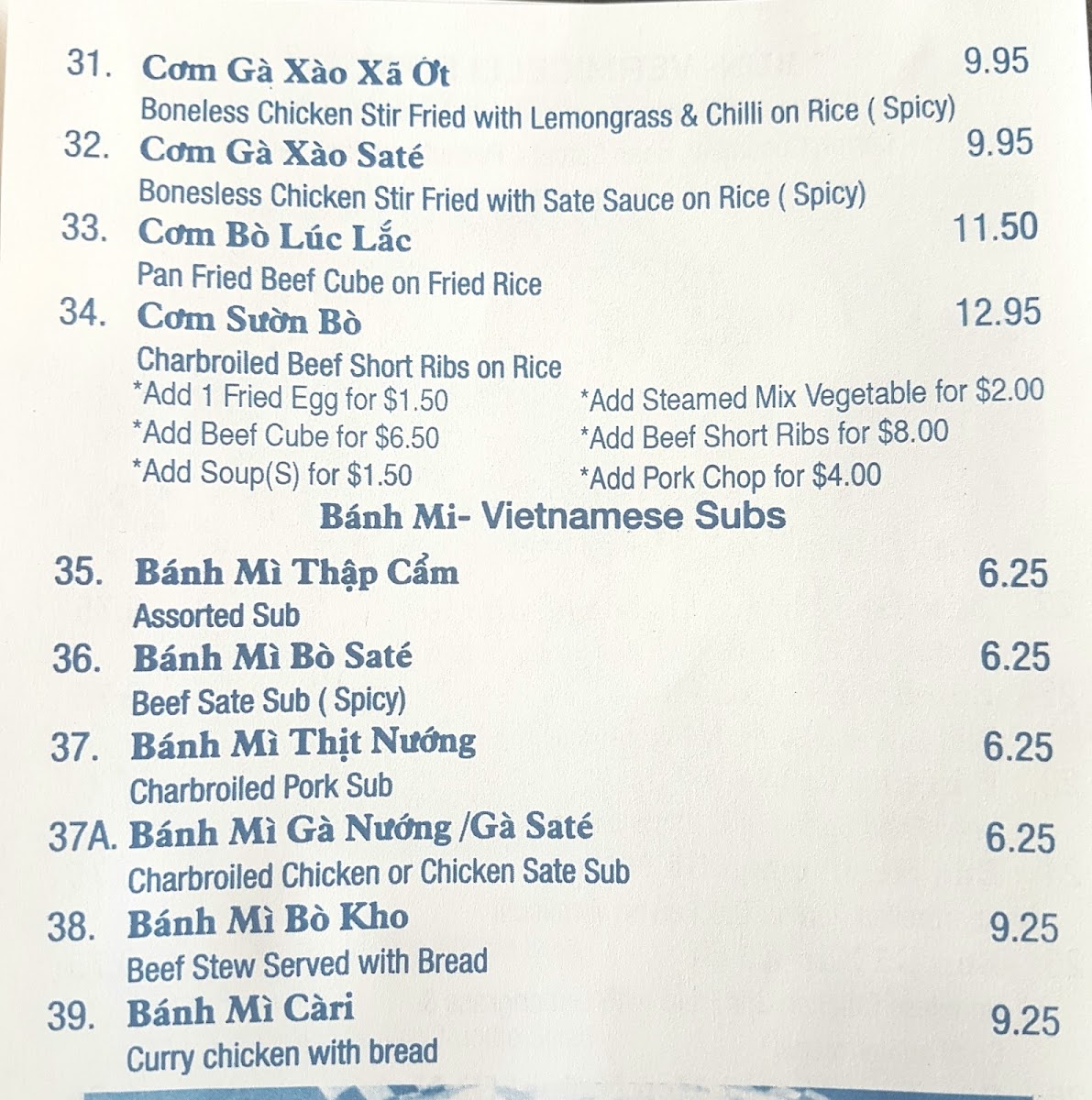 Menu Photo 5