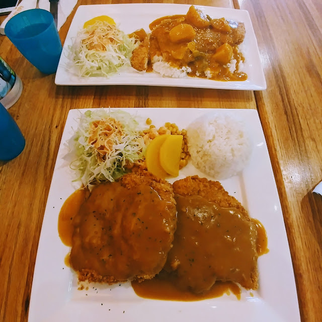 Original Pork Cutlet and Pork Cutlet in Curry Sauce