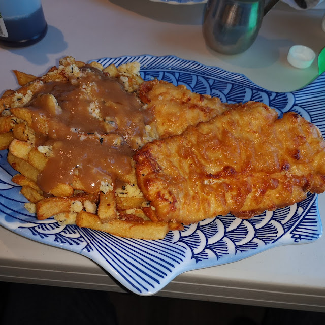 2 Piece Fish and Chips with Dressing and Gravy on the Side