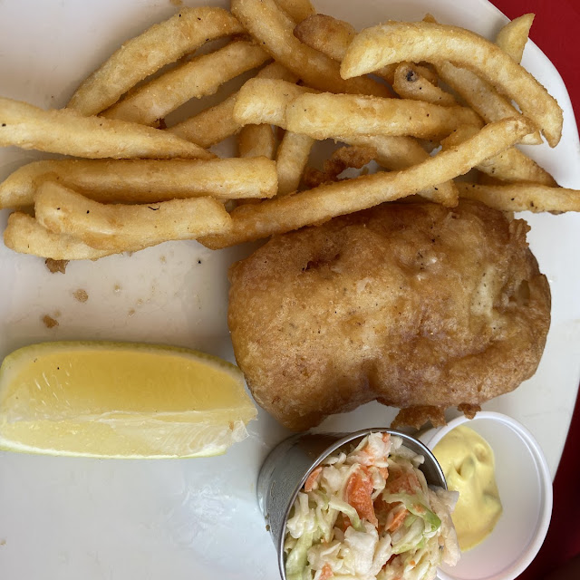 Seafood & Fries in a Basket