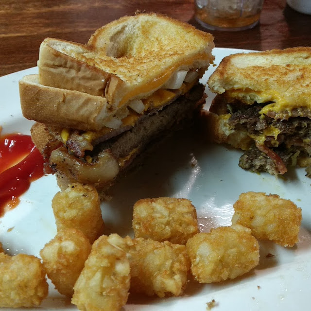 Patty Melt Served on Texas Toast