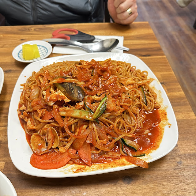 haemul bokkeum jjambbong 볶음짬뽕 韩国炒海鲜面