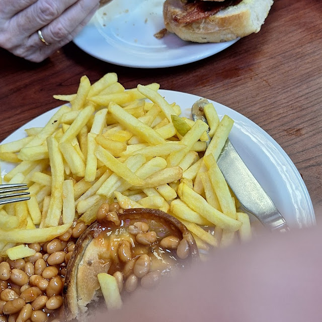 Pie Beans and Chips