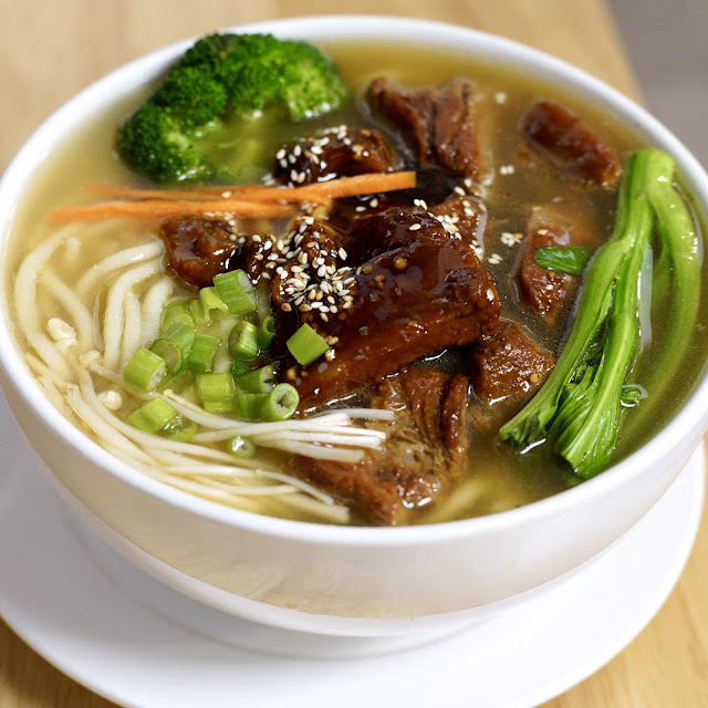Honey Garlic Rib Noodles
