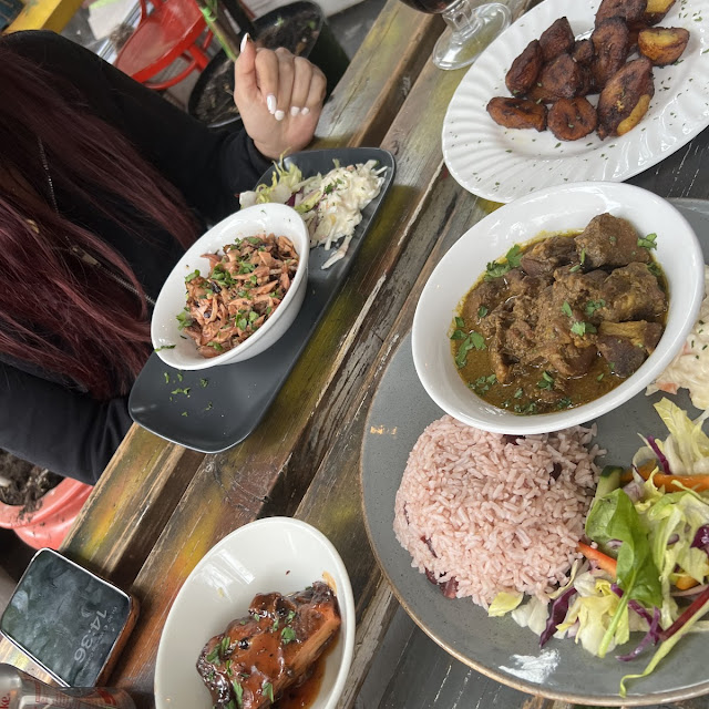 Curry Goat and Chicken with Rice