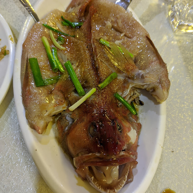 Steamed Cod Fish
