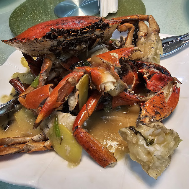 Crab in Ginger Onion