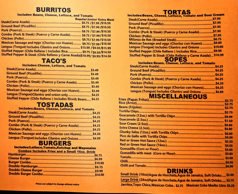 Menu Photo 0