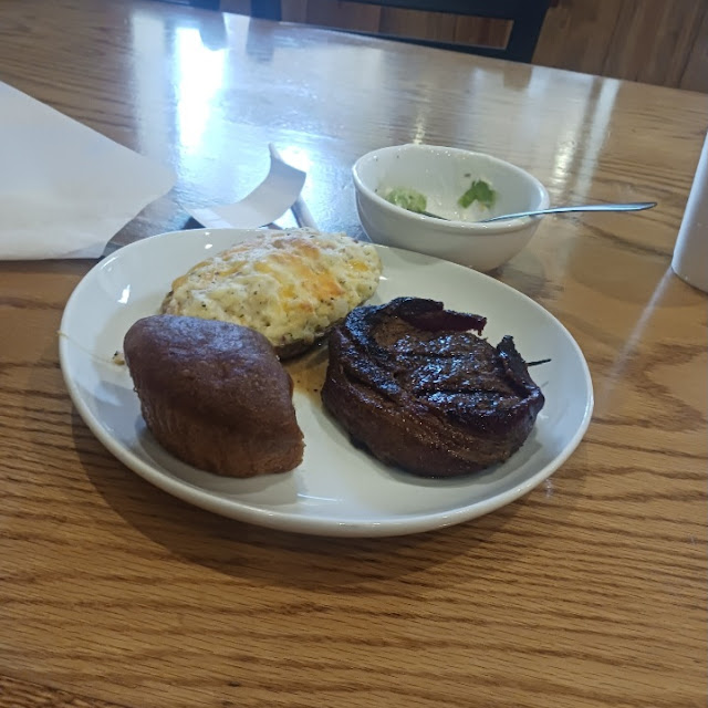 Filet Mignon with Baked Potato