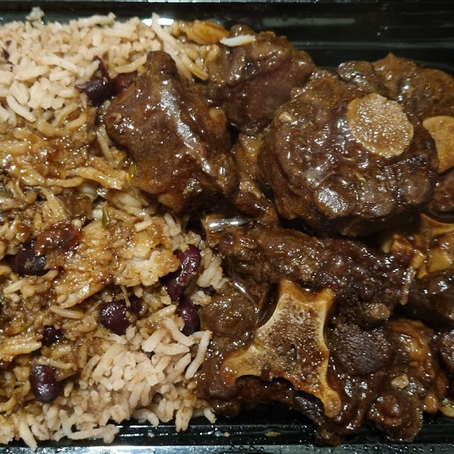 Oxtail Stew with Rice and Peas