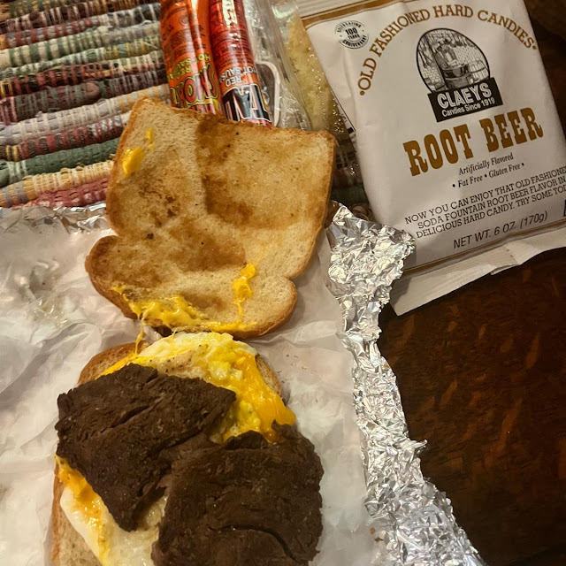 Steak Egg Cheese Sandwich