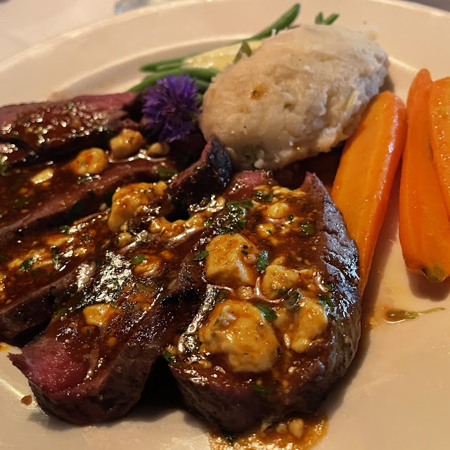 Braised Wild Boar Medallions in Merlot-Smoked Tomato Jus