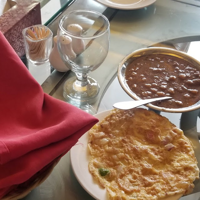 Omelete and Channa