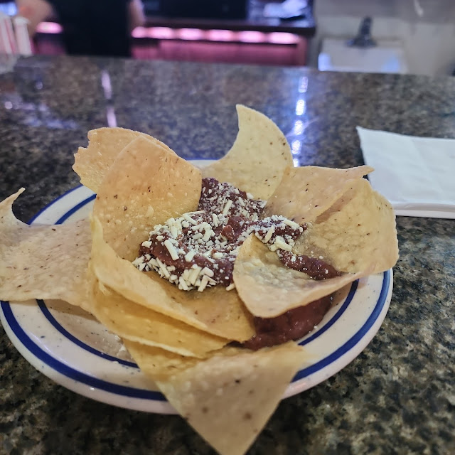 Aperitivo De Nachos Y Frijoles