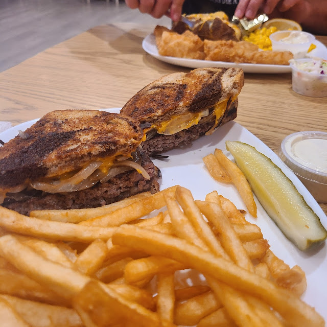 Patty Melt with Fries