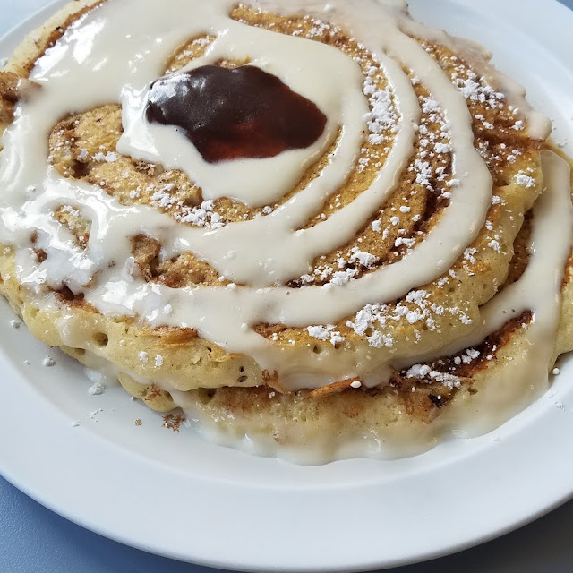 Cinnamon Roll Pancakes