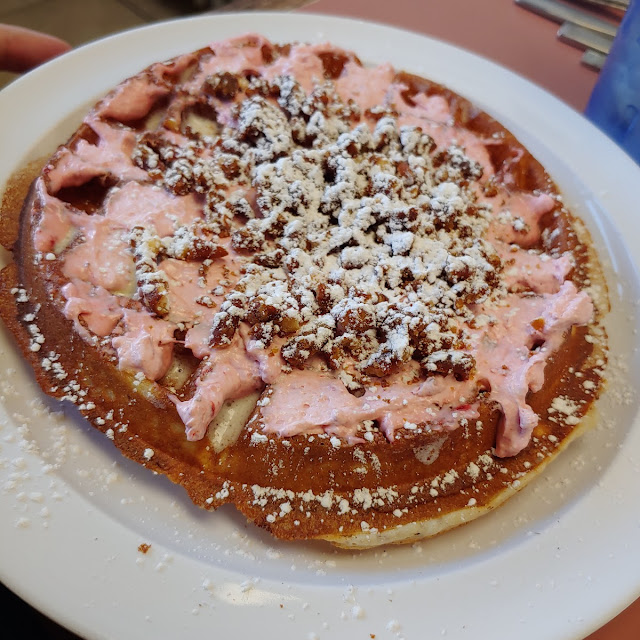 Strawberry Pretzel Waffle