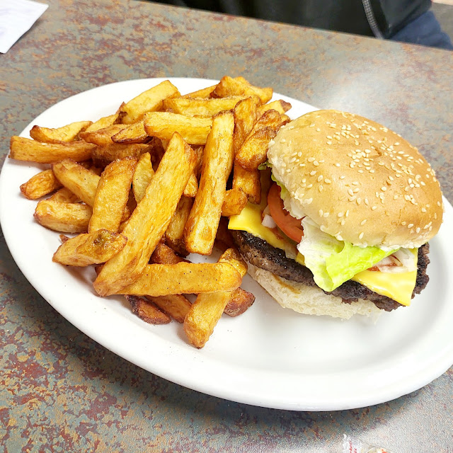 Burger Platter with Soda