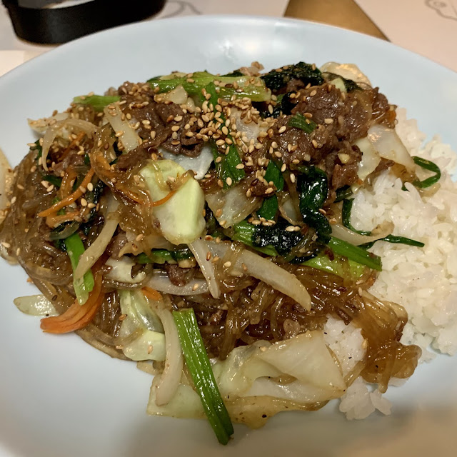 잡채덮밥 korean noodle