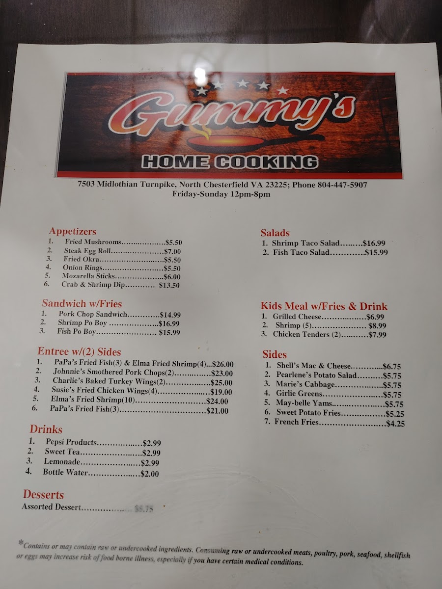 Menu Photo 0