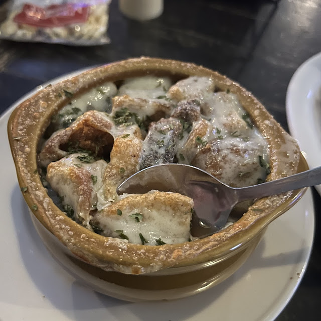 Crock of Baked French Onion
