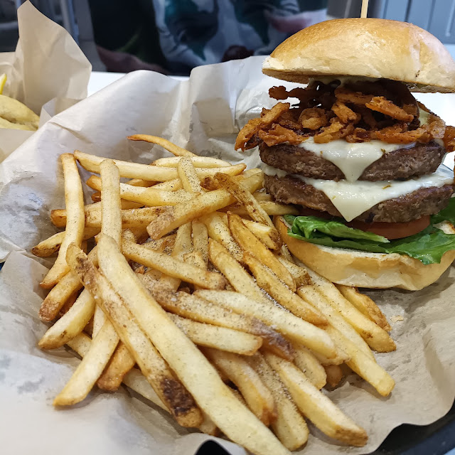 Burger and Fries