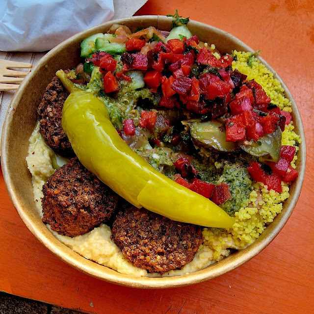 Moroccon Hummus Bowl