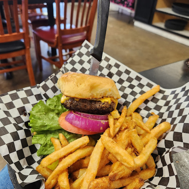 The Light Weight Burger and Fries