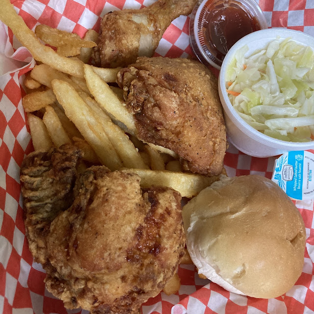 Broasted Chicken Coleslaw French Fries