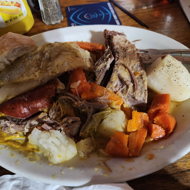 Corned Beef and Cabbage Dinner