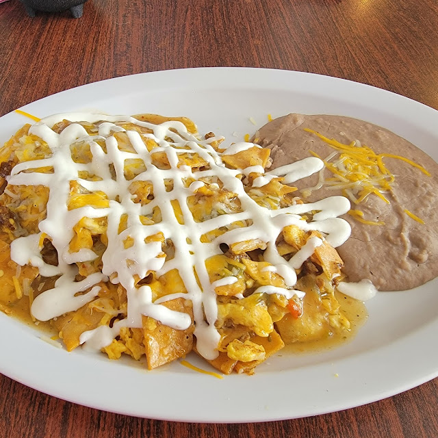 Chilaquiles with Chorizo Plate