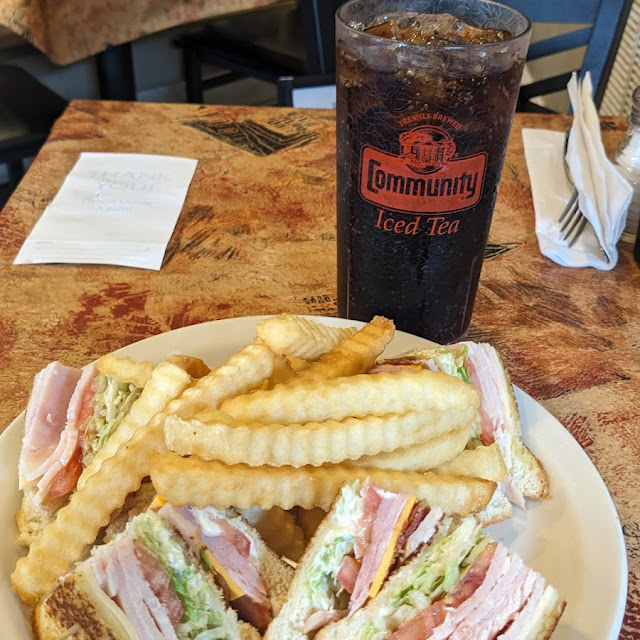 Club Sandwich with Fries