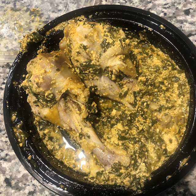 Chicken and Egusi
