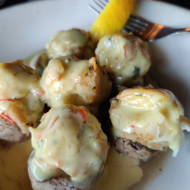 Seafood Stuffed Mushrooms