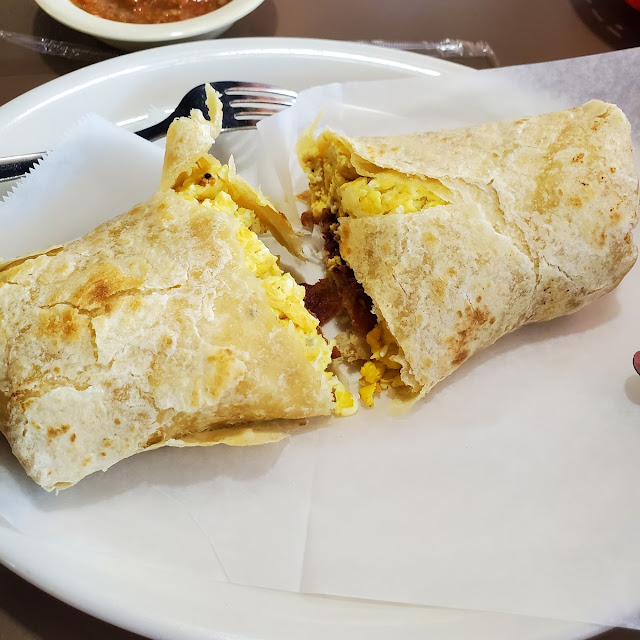 Burrito El Charro with Gravy