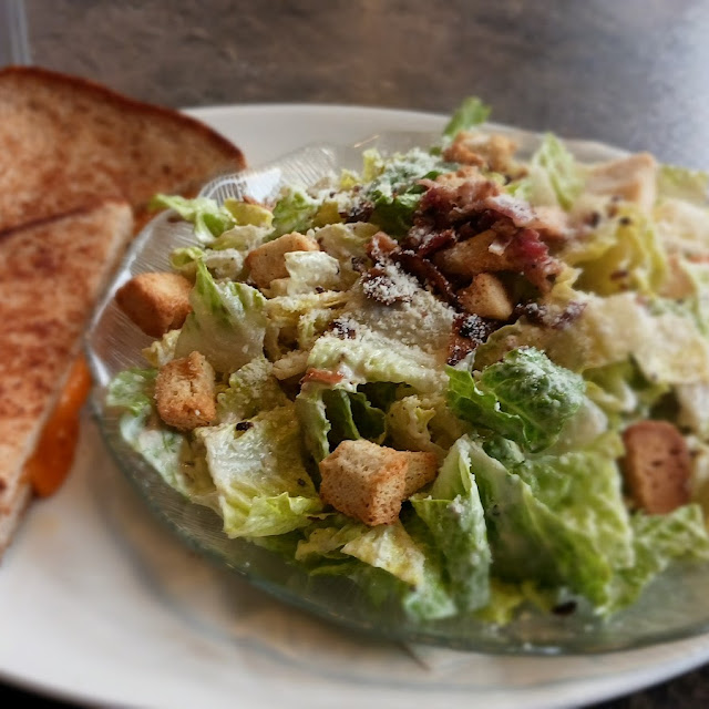 Grilled Cheese with Caesar Salad