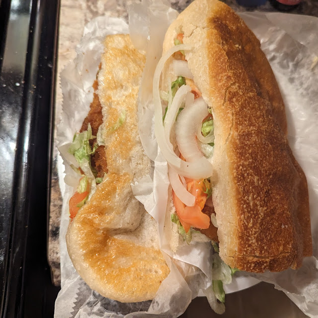 Breaded Chicken Breast Sub