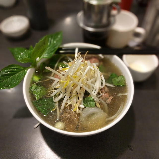 Sliced Rare Beef Noodle Soup