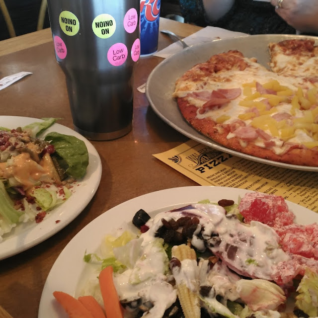 Salad Bar and Pizza