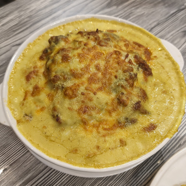 baked portuguese chicken rice 焗葡国鸡饭
