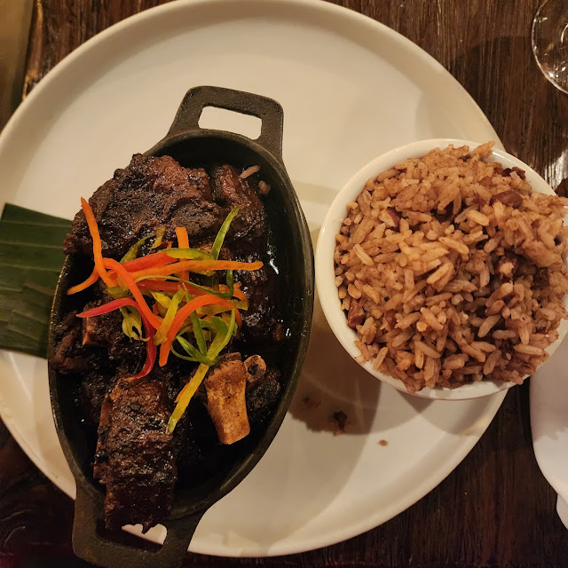 Siewed Oxtail and Rice and Beans
