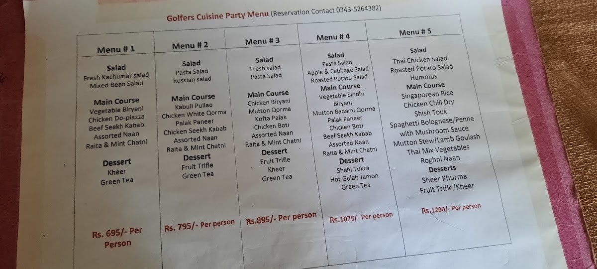 Menu Photo 0