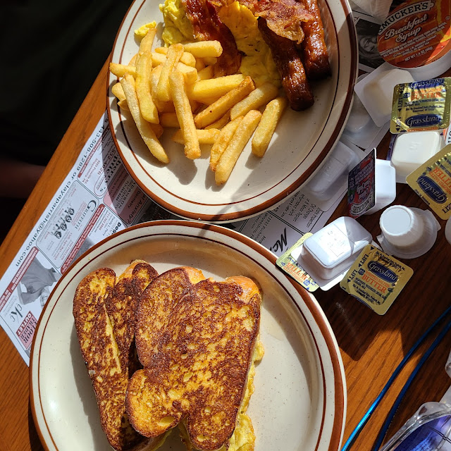 On Toast with Home Fries