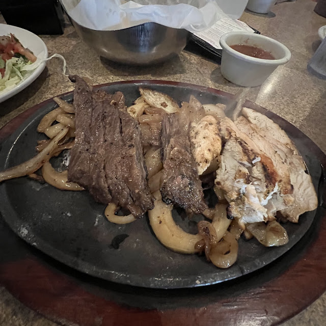 Beef and Chicken Fajitas