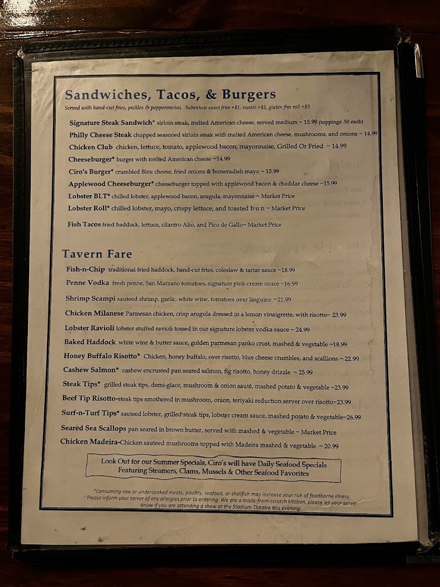 Menu Photo 0
