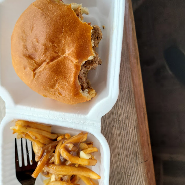 Burger and Poutine