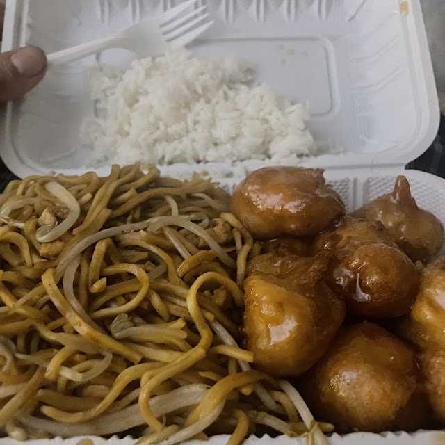 Sweet and Sour Chicken Balls Chicken Chow Mein
